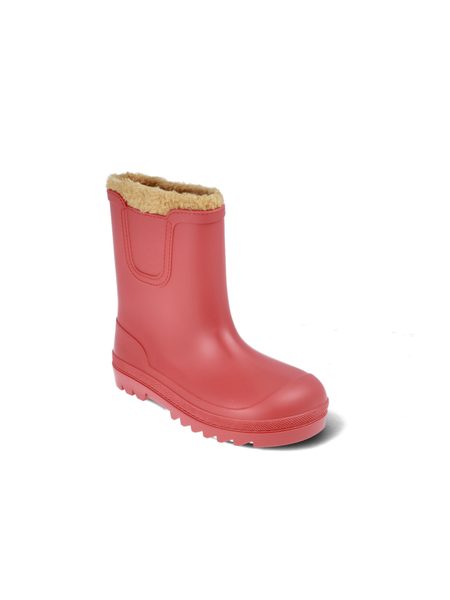 IGOR ZATEPLENÉ ZIMNÍ HOLÍNKY VERONA BORREGO Coral | Dětské barefoot holínky