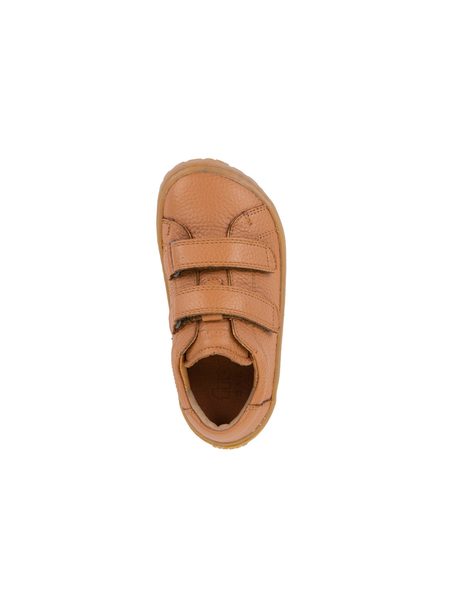 FRODDO TENISKY BAZE LEATHER D-VELCRO Cognac | Dětské barefoot tenisky