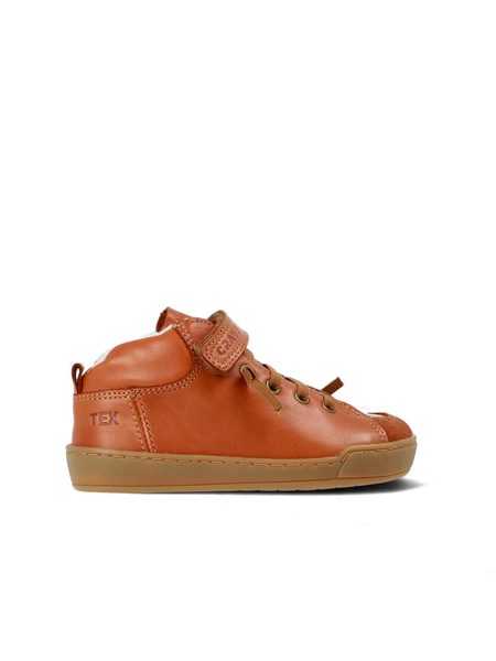 CRAVE BERGEN WINTER 2.0 Cognac | Dětské zimní zateplené barefoot boty