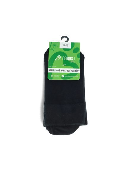 NABOSO BAREFOOT PONOŽKY BAMBUS Černé Dlouhé