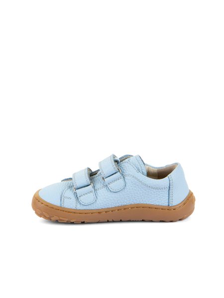 FRODDO TENISKY BAZE LEATHER D-VELCRO Light Blue | Dětské barefoot tenisky