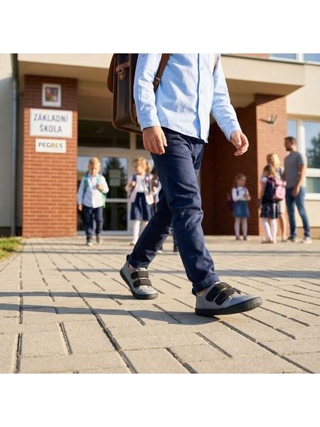 Detské Barefoot Tenisky PEGRES BF57U čierne