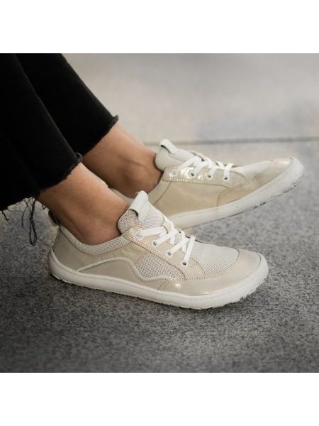 FRODDO TENISKY GEO LACES Gold Shine | Sportovní barefoot tenisky
