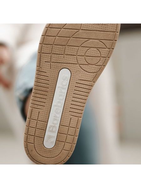 Barefoot sneakers voor dames en heren Barebarics Wave - wit-oranje