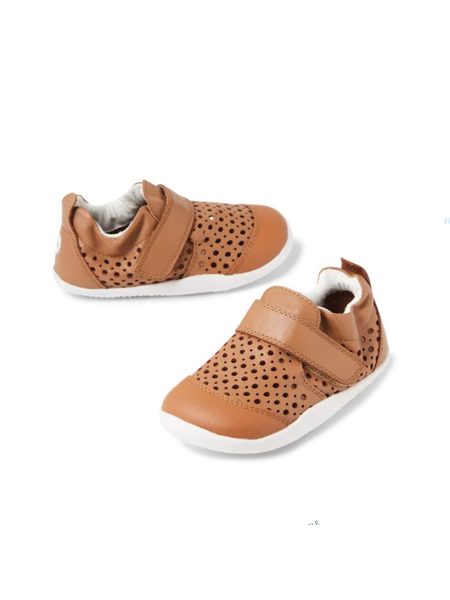 BOBUX XPLORER GO PUNCH Caramel | Dětské barefoot tenisky 4