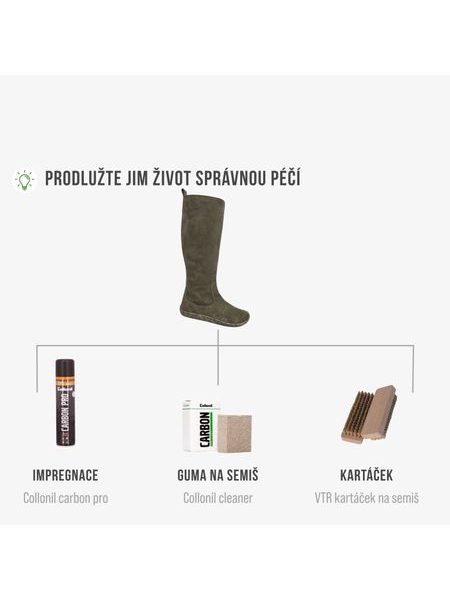 BAŤA KOZAČKY Semiš | Dámské barefoot kozačky