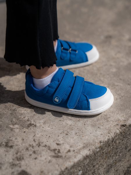 Ténis barefoot de criança Be Lenka Canvi Kids azul