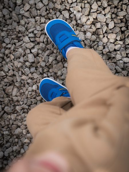 Ténis barefoot de criança Be Lenka Glade Preschool azul e verde
