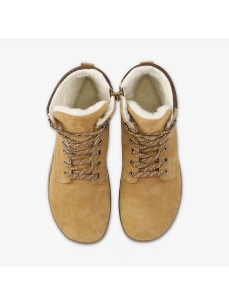 Pánské Barefoot Zateplené Boty GROUNDIES® Vancouver 2.0 Koňakové