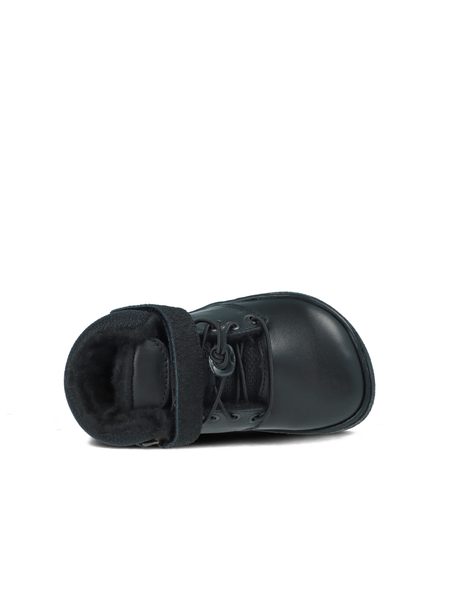 PEGRES ZIMNÍ BF40 0.1 Černá | Dětské první zateplené barefoot botičky