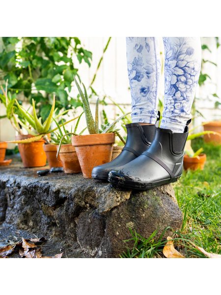 XERO SHOES GRACIE W Black | Dámské barefoot holínky