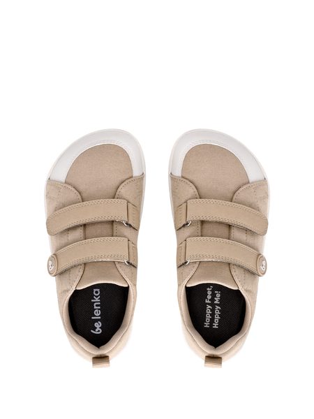 Ténis barefoot de criança Be Lenka Canvi Kids castanho-claro