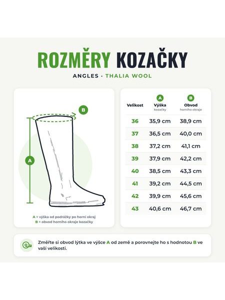 Дамски боси зимни ботуши ANGLES THALIA WINTER WOOL, черни