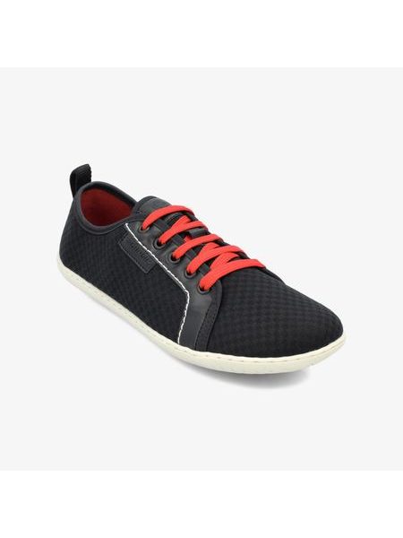 GROUNDIES FLEX Black Red | Barefoot tenisky
