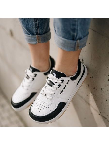 Adidași barefoot Barebarics Wave alb-negru