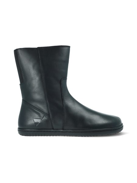 Dámské Barefoot Zateplené polokozačky ANGLES DAFNE 2.0 černé