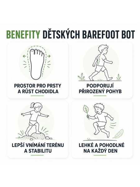 Dětské Barefoot Zimní boty RAYVE BLIZZARD zelené