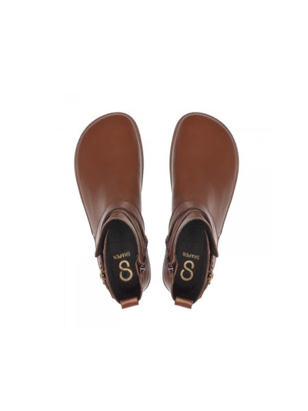 SHAPEN DIVINE Brown | Dámské barefoot kotníkové boty