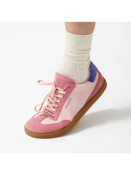 Dámské Barefoot Tenisky GROUNDIES® Panama Růžovo Orchidejové