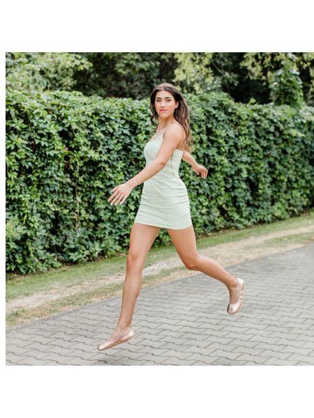 SHAPEN BALERÍNKY TULIP 3.0 Wide Rose Gold | Dámské barefoot baleríny