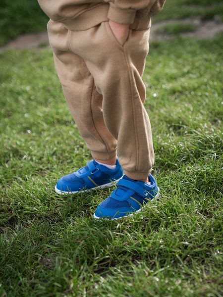 Ténis barefoot de criança Be Lenka Glade Preschool azul e verde