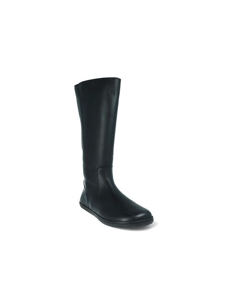 Ocieplane kozaki barefoot damskie Angles Thalia Winter Wool, czarne
