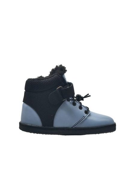 Dětské Barefoot Zimní boty PEGRES BF40 0.1 modré