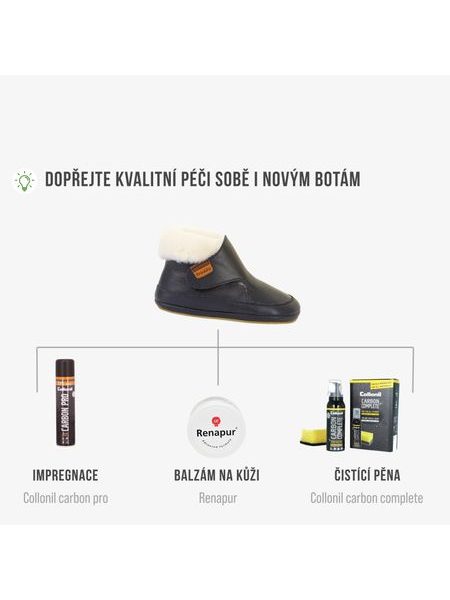 FRODDO ZIMNÍ CAPÁČKY FURRY WALKERS Dark Blue