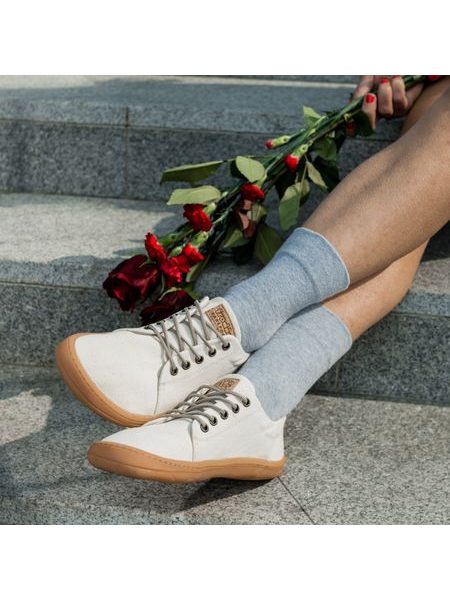 FRODDO SNEAKER VEGAN LACES II White | Barefoot tenisky