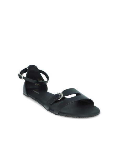 ANGLES THEMIS Black | Dámské barefoot sandály