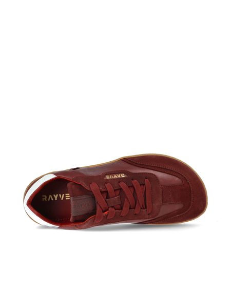 RAYVE RIO LEATHER Bordeaux | Barefoot tenisky