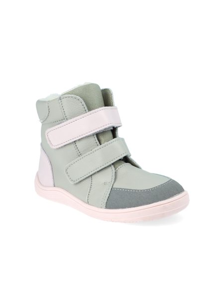 BABY BARE FEBO WINTER Grey Pink Asfaltico | Dětské zimní zateplené barefoot boty 7