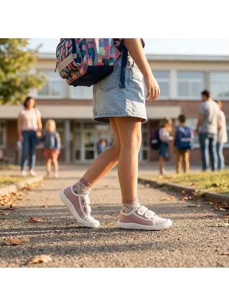 Dětské Barefoot Tenisky VICTORIA BOSCO BASKET růžové