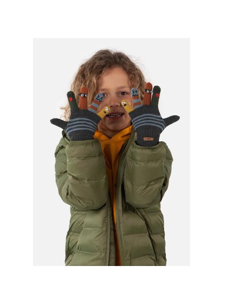 BARTS RUKAVICE PUPPETEER GLOVES Dark Heather  2