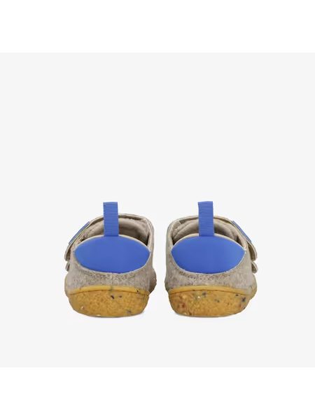 Dětské Barefoot Přezůvky GROUNDIES® Malmö Home Béžovo Modré