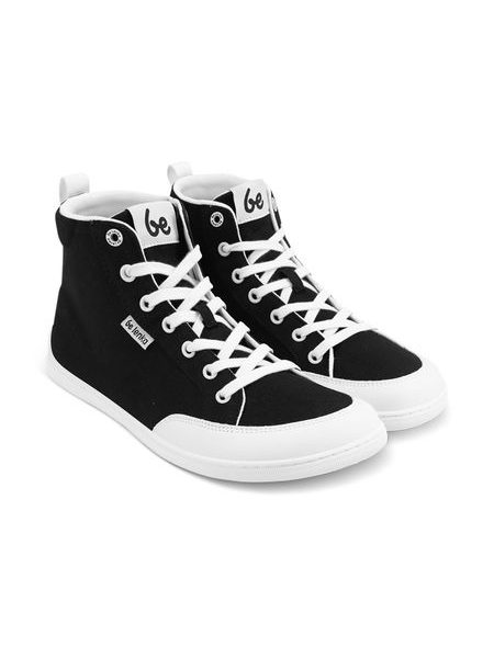 Barefoot bokacsizma Be Lenka Rebound High Top fekete/fehér