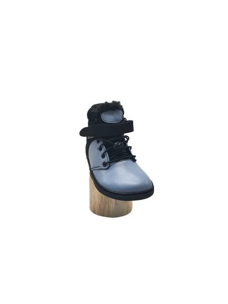 Dětské Barefoot Zimní boty PEGRES BF40 0.1 modré