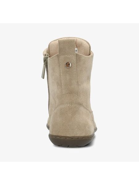 Dámské Barefoot Kotníkové Boty GROUNDIES® Salzburg Béžové
