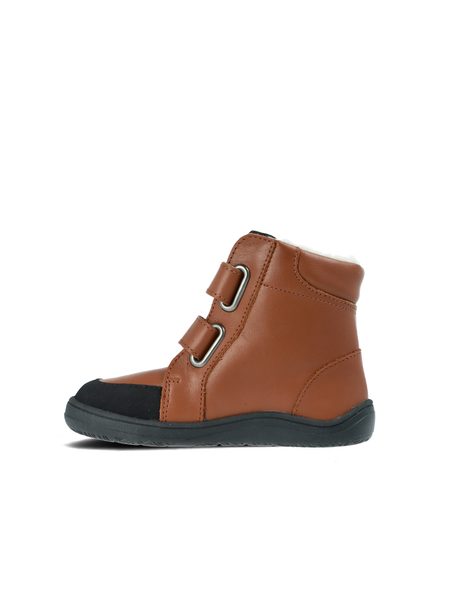 BABY BARE FEBO WINTER Brown | Dětské zimní zateplené barefoot boty