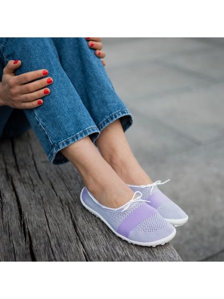LEGUANO STYLE Lavenda | Dámské barefoot baleríny