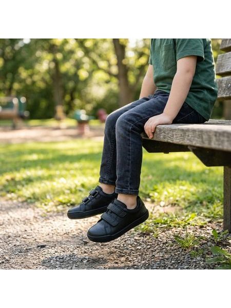 RAYVE SPRINGFIELD 2.0 Black/Black | Dětské barefoot tenisky