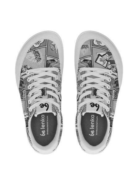 Adidași barefoot Be Lenka Rebound - Comics alb-negru