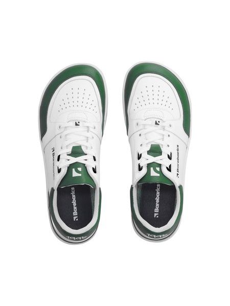 Adidași barefoot Barebarics Wave albi cu verde închis