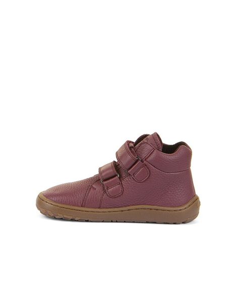 Dětské celoroční barefoot boty FRODDO AUTUMN vínové