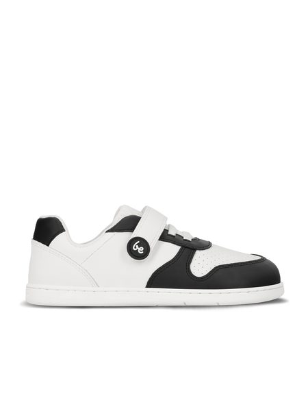 Baskets barefoot enfant Be Lenka Scoot Kids blanches et noires