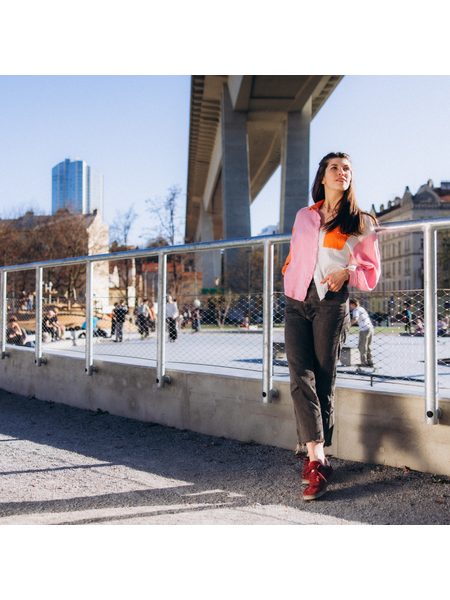 Barefoot Tenisky GROUNDIES® Panama Vínové