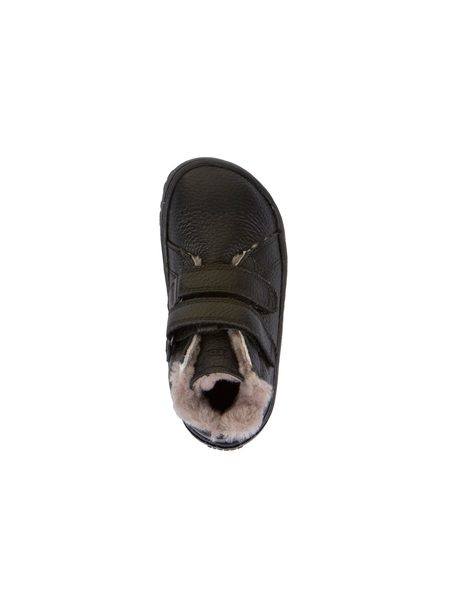 FRODDO ZIMNÍ FURRY Black | Dětské zimní zateplené barefoot boty