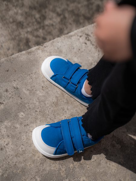 Ténis barefoot de criança Be Lenka Canvi Kids azul