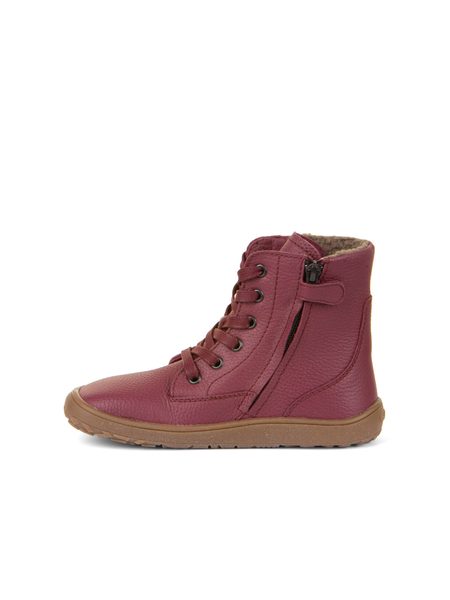 FRODDO VYŠŠÍ KOŽENÉ Zimní Bordeaux  3