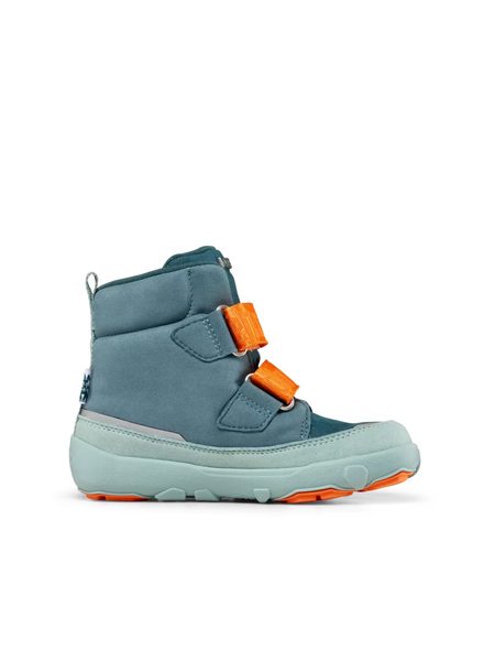 AFFENZAHN MIDBOOT VEGAN COMFY BUNNY Green | Dětské barefoot zateplené boty